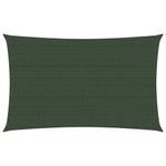 HDPE Dark Green 160 g/m² 2.5 x 5 m  Shade Sail,  Sail Canvas, Sunscreen M4O5