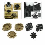 2 Female 1 Male Quick Disconnect Kit for Holster QD Mount Platform System