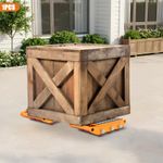 15 Ton Machine Mover Roller Machinery Moving Skate Heavy Duty Cargo Trolley