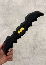 3D Printed Batarang Cosplay Display Prop – Blunt PLA