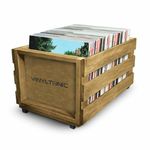 Vinyl Tonic 12" Vinyl Record Storage Crate 65 With Wheels