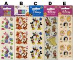 Sandylion 1990s Rare Disney Characters Winnie the Pooh, Mickey Mouse Stickers