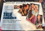 True Romance Original Cinema Mini Quad Film Movie Poster 12x16 rare 