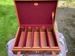 LEATHER CARTRIDGE CASE MAGAZINE - PARSONS & SONS BIRMINGHAM