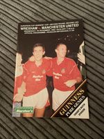 1990 WREXHAM V MANCHESTER UNITED MAN UTD EUROPEAN CUP WINNERS ECWC 2ND ROUND VGC