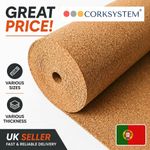 Cork Underlay Roll Various Lengths & Thicknesses 2mm 3mm 4mm 5mm 6mm 8mm 10mm