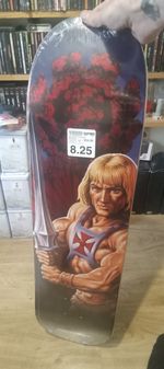 Element Masters Of The Universe Skateboard Deck, MOTU He-Man, 8.25, New & Sealed