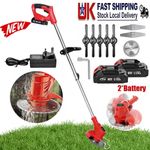 Telescopic Cordless Strimmer 48V Lightweight Grass Trimmer Adjustable Pole Set