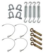 Static Caravan Tie Down Kit (Anchor Bolts Restraining Tether Mobile Home Siting)