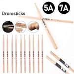 Professional Drum Sticks 5A Hickory 7A Musical Instruments Drum Sticks  Pair