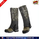 Pair Of Waterproof Walking Gators Boot Hiking Climbing Legging Trekking Gaiters