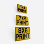 Motorbike Number Plate | 7x5 | 8x6 | 6x4 | Novelty Show Bike Plates