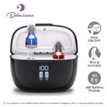 Hearing Aids Rechargeable with Charging Case-Auto Turn On/Off, Discreet Design