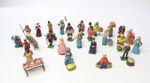 Lead Figures Sarum, Unbranded Collectible 50/60mm Victorian Georgian Market