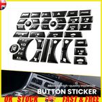 Piano Black Air Conditioning Button Trim Sticker For Jaguar XF X250 2012-2015 Uk