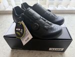 Lake Cycling Shoes CX333 / Black Silver Leather 3 Bolt / EU43 Narrow / RRP £400!