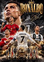 Cristiano Ronaldo Football Poster Modern Sports Art A4 Print Wall Poster