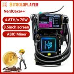 3.5in Screen Bitaxe Miner NerdQaxe++ Hydro 4.8TH/s Bitcoin ASIC Home Solo BTC