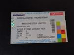 Chelsea vs Manchester United Ticket Early 2000s Premier League