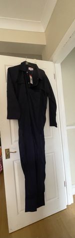 Bnwt Hardedge long sleeved Boilersuit In Navy Size Medium