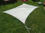 Garden Canopy Sail Fabric (approx. 2.5 x 2m) - includes Stainless Steel Fixings