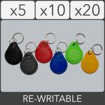 13.56MHz Re-Writable 1K RFID IC Key fob S50 Proximity ID Tag Keychain
