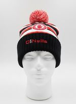 O’Neills Tyrone Beanie Hat  Pom Pom Bobble Winter Warm Knit Cap Gaelic GAA 