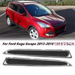 Headlight Lower Trim Grille Decorative Strip For Ford Kuga Escape 2013-2016 Pair