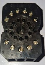 H6SZ 13EFT Relay Socket/Base Screw Terminals 250V AC 16-30A Black