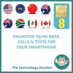 EE ALL ROUNDER 5G/4G Mobile SIM/eSIM with Roaming in Europe & 7 Global countries