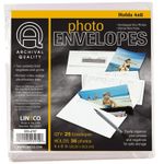 Lineco Photo Storage Envelopes 4 x 6" 25 Pack