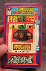 FRUIT MACHINE - POCKETEERS - PALITOY TOMY - Vintage 1975 - Fun Slot Simulation
