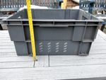Royal Mail Group Ltd Grey Plastic Stackable Warehouse Storage Tote Crate