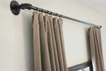 Curtain pole, curtail rail, industrial curtain rail, steampunk, vintage curtain
