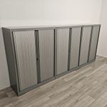 *SPECIAL OFFER* Bisley Mid-Height Office Tambour Cupboard, 3 Adjustable Shelv...