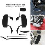 Rider Complete Forward Control Footboard Kit For Harley Dyna Low Rider 2006-2017