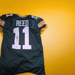 Reed #11 Green Bay Packers Autographed Custom Match Fit Jersey Beckett Witnessed