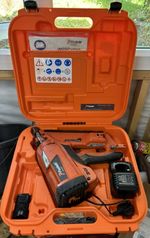 Paslode IM350+ Plus Lithium First Fix Nail Gun  case charger battery serviced