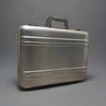 Zero Halliburton Aluminum Attache Briefcase Combination Lock 18X13.5X5