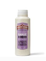 x1 Harrisons Garlic & Herb Sauce 1 Litre / 1 Kg Relish Dressing Bbq Kebab Pizza