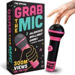 Grab The Mic – Family Karaoke Board Game w/Foam Mic Birthday Party Gift