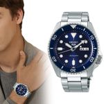 For Seiko 5 Sports Automatic Black Dial Stainless Steel Men’s Watch New!!!