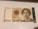 500 Kroner Norway Banknote,ND(2015)  Krone Norge uncirculated Collectible Note