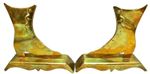 19th century Shoe ornaments PAIR  b38