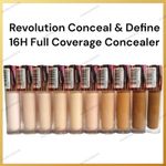Revolution Conceal & Define 16H Full Coverage Concealer 4ml, No Labels 