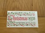 GB Christmas 1978 Stamps Booklet £1.60 (7p & 9p) Holly Design