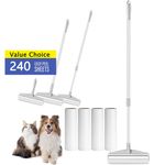 9.5'' Large Lint Rollers, Extra Sticky for Pet Dog Cat Hair with Long Handle