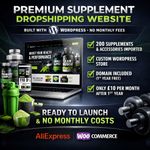 Premium Supplement Dropshipping Website – Fully Built on WordPress