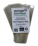 35mm PHOTO NEGATIVE Strip Film Cell, ARCHIVE STANDARD Protective Sleeves