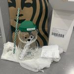 NEW Starbucks Bear ‘Bearista’ Glass Tumbler Cup Limited Edition Authentic 2026